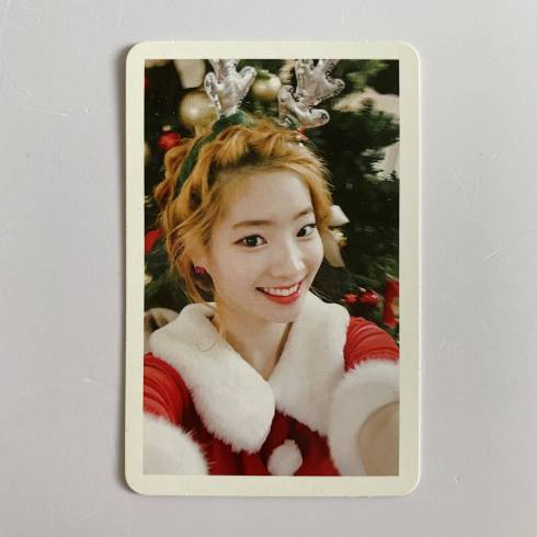 TWICE ダヒョン トレカ クリスマスエディション クリエディ TWICE 3RD MINI ALBUM 'TWICECOASTER LANE 1' XMAS EDITION PHOTOCARD
